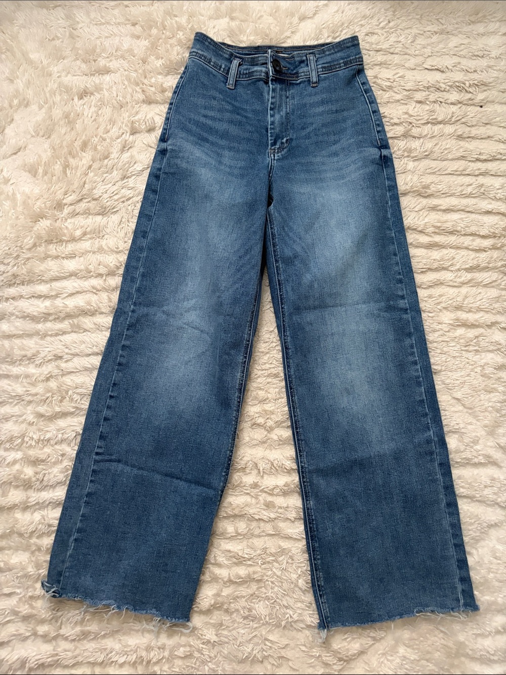 Oat Wide Leg Crop Jeans